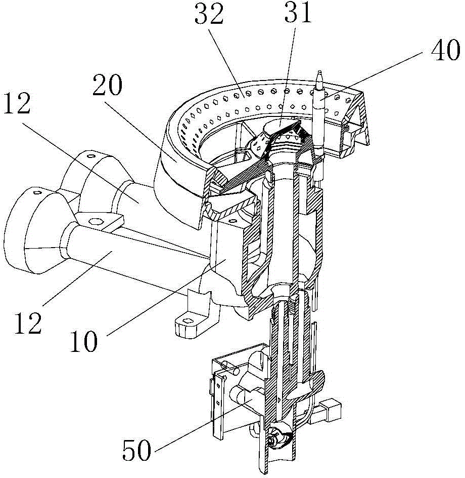 Burner and gas stove with the same