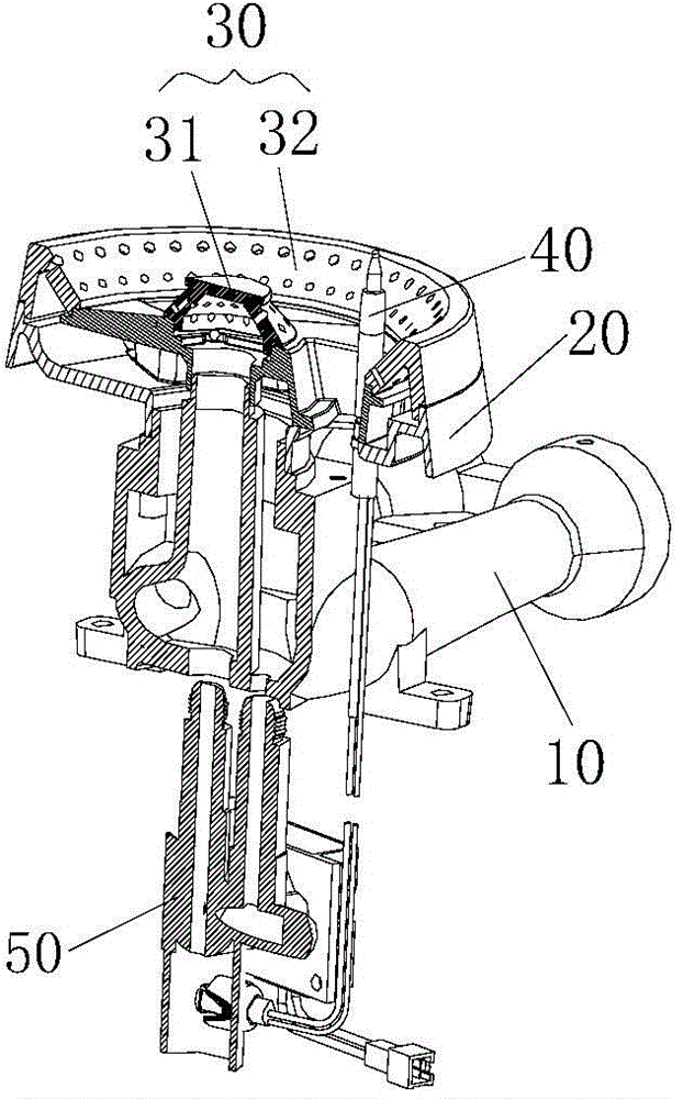 Burner and gas stove with the same