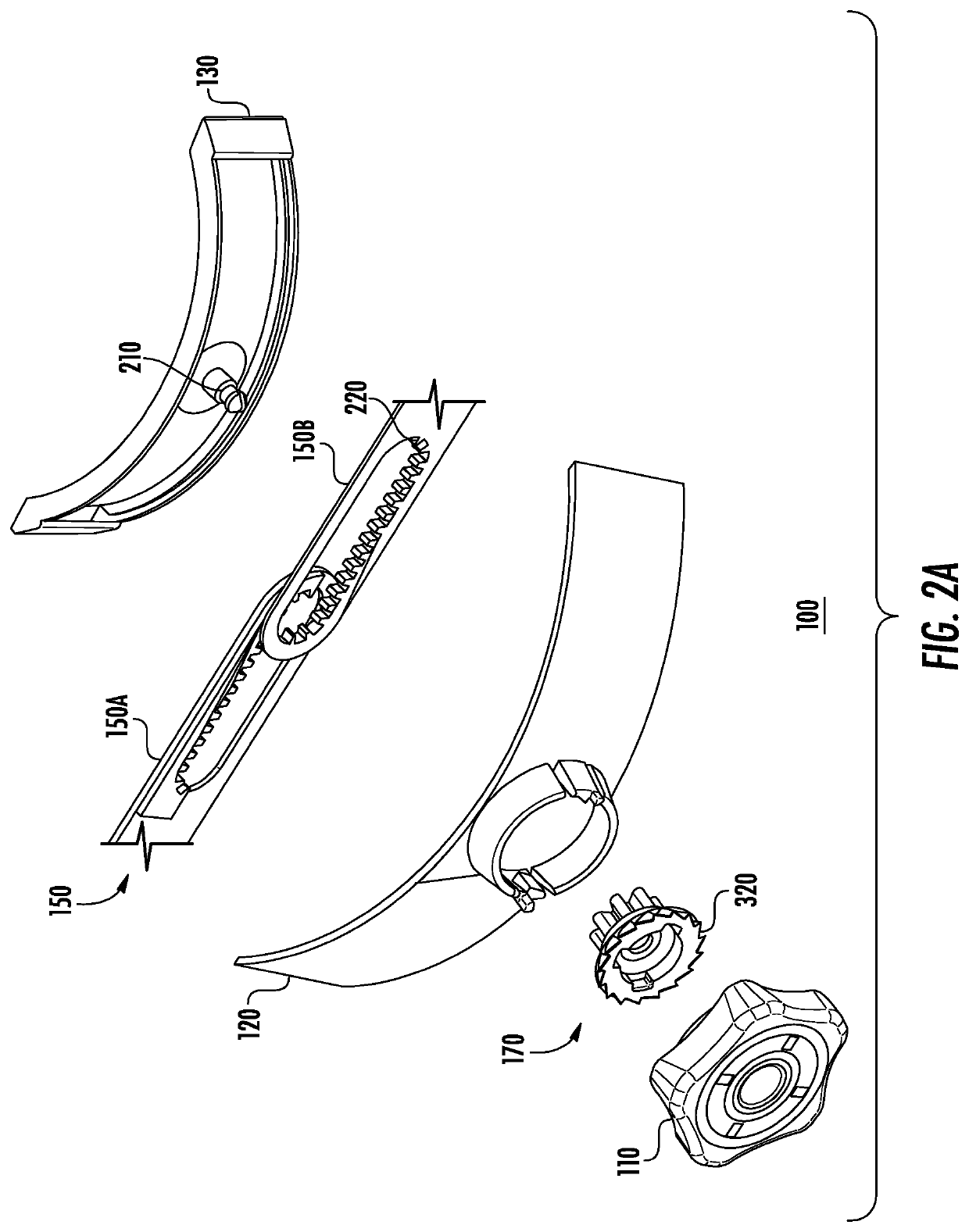 Ratchet assembly for protective headgear