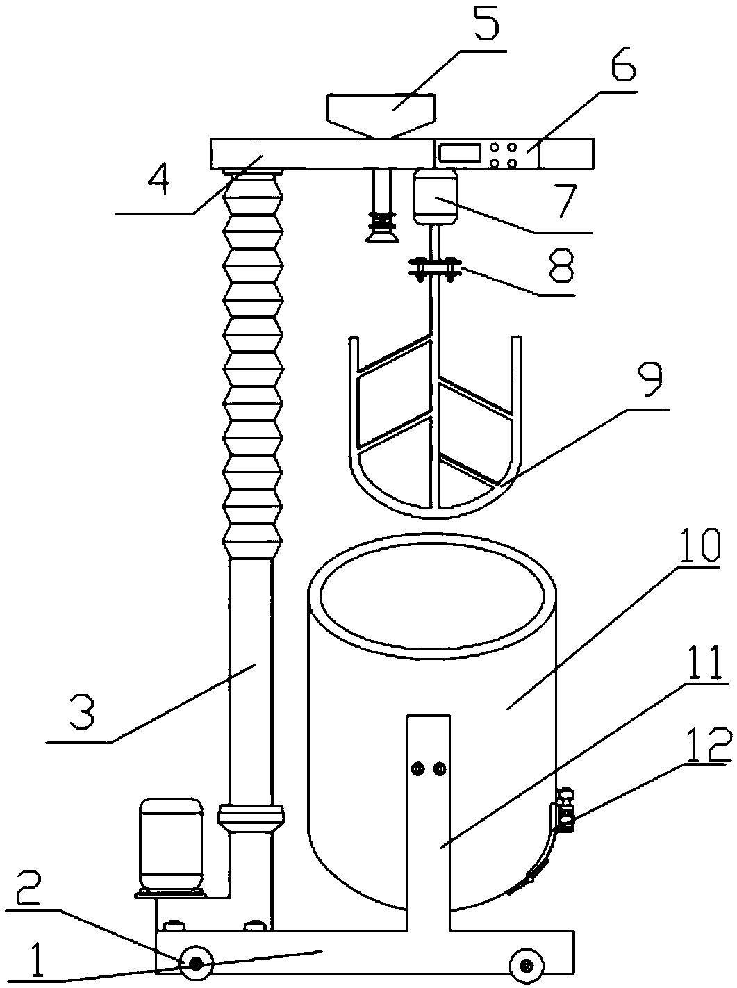 Sponge water permeable brick, preparation method of sponge water permeable brick and blending device