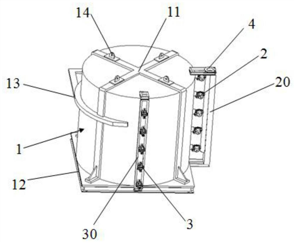 Buoy device mechanism for novel underwater suspension manifold and using method of buoy device mechanism