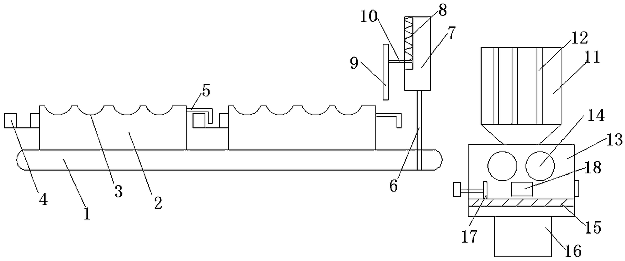 Mango mashing device