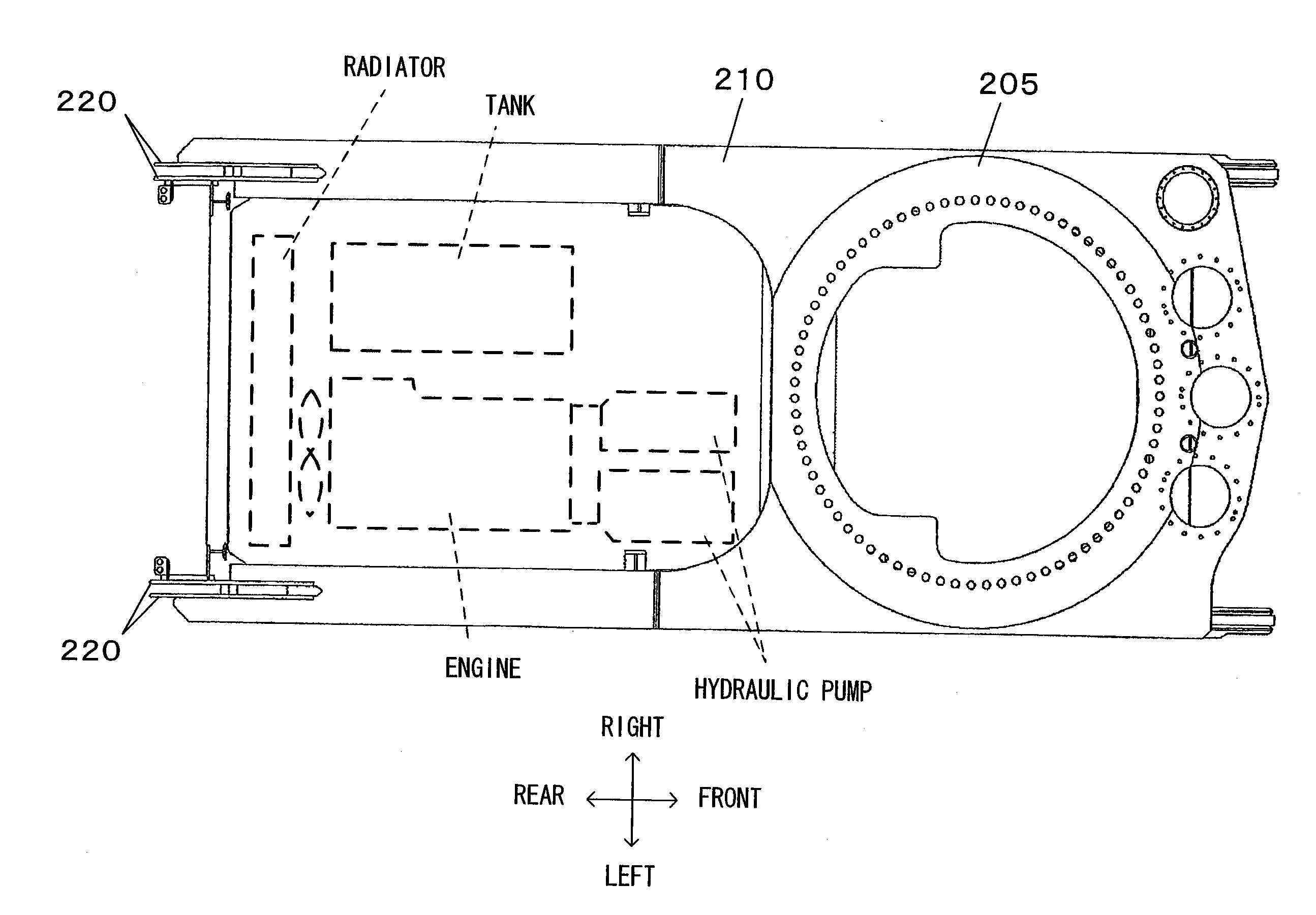 Rotating Superstructure and Crane