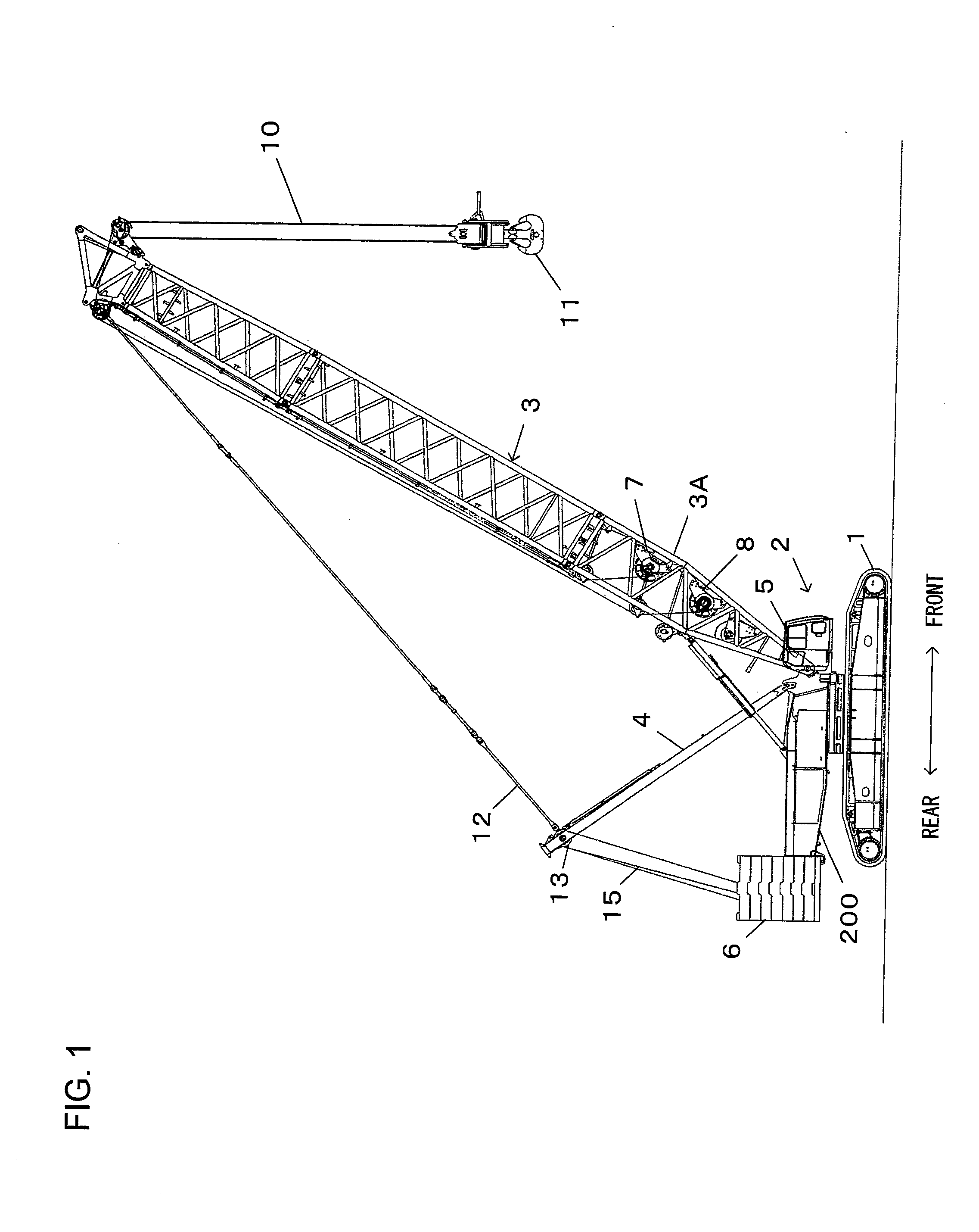 Rotating Superstructure and Crane