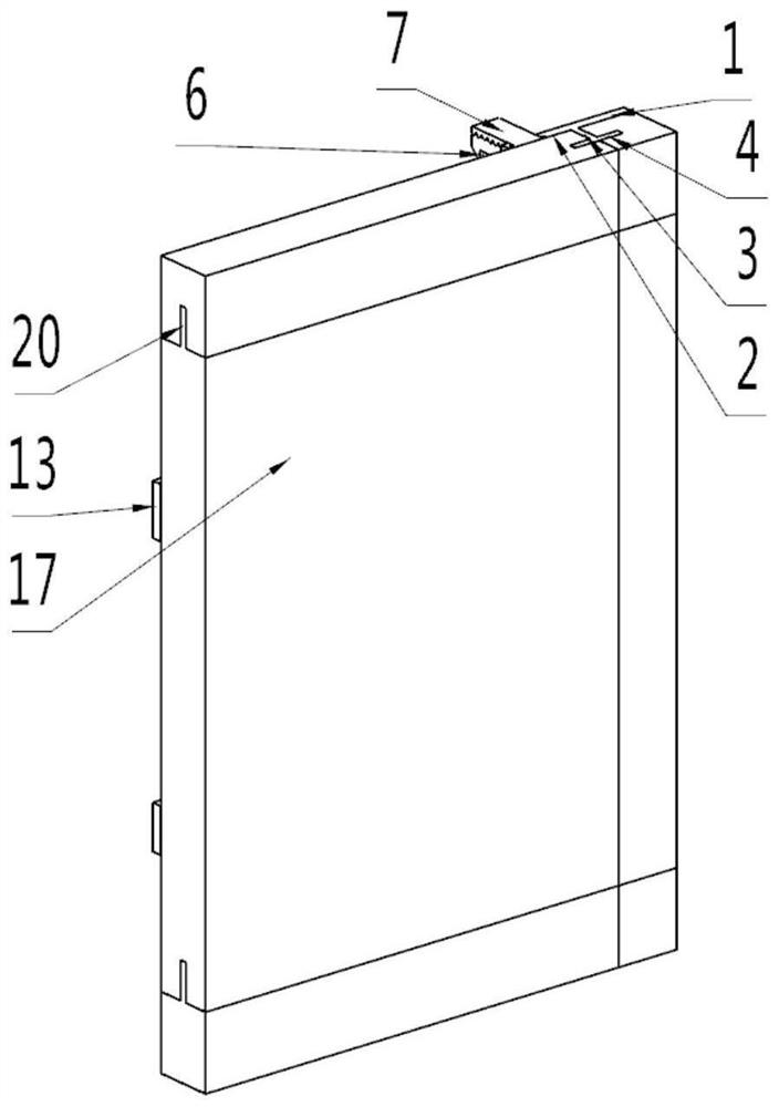 Quick-mounting dry wall brick