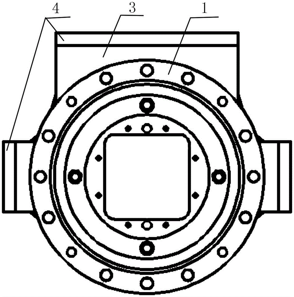 Multi-point excitation anti-seismic test bearing frame and design method thereof