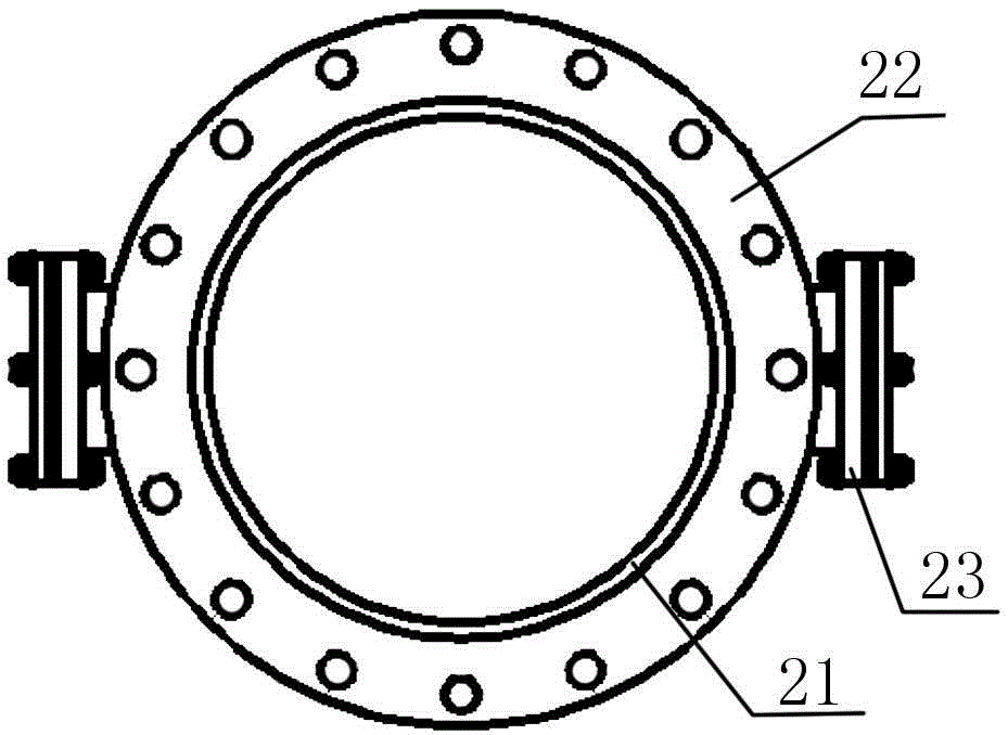 Multi-point excitation anti-seismic test bearing frame and design method thereof