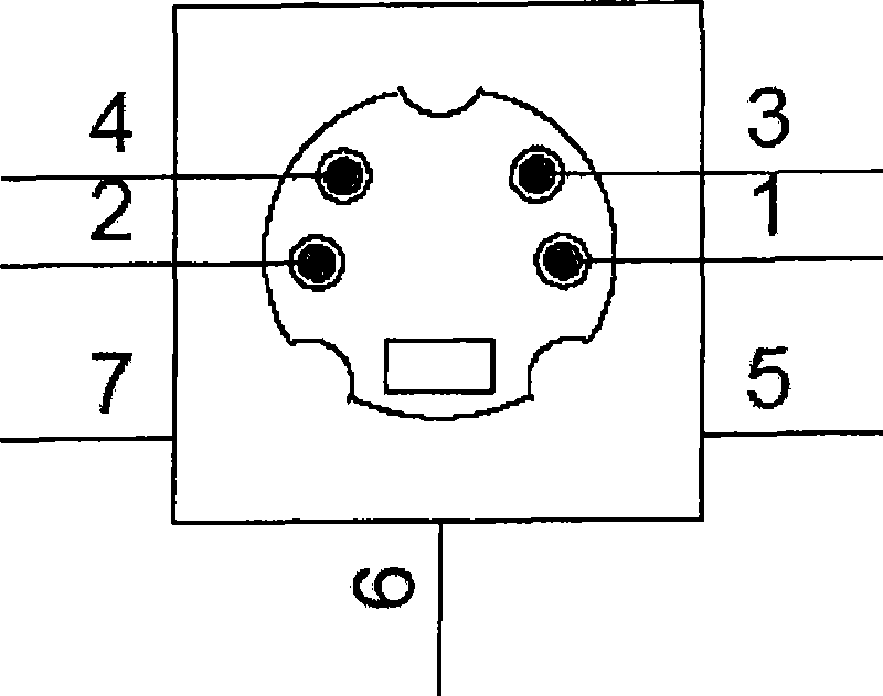 Printed circuit board for S-Video and lotus interface