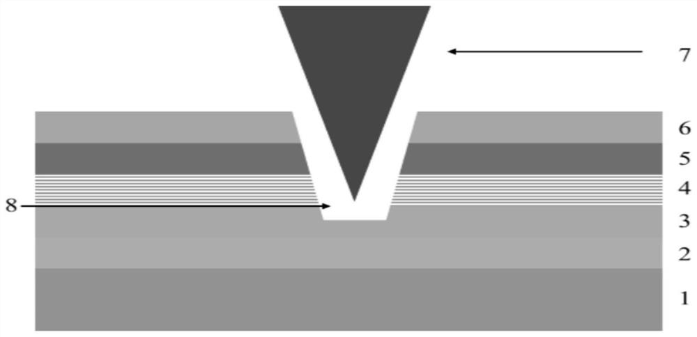 Nano-porous structure deep ultraviolet LED device with n-AlGaN layer and manufacturing method of nano-porous structure deep ultraviolet LED device