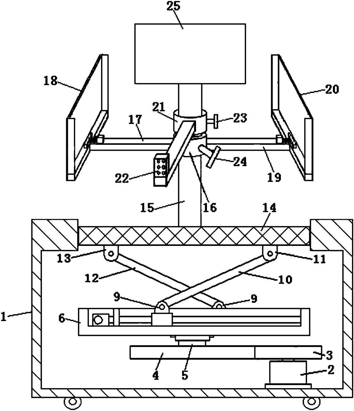 Portable teaching robot