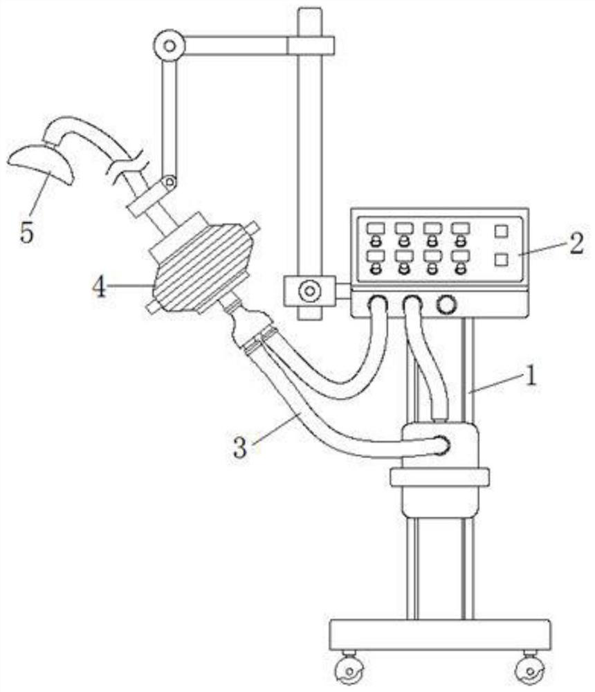 Adjustable ICU auxiliary breathing device