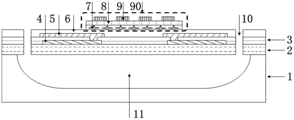 Thermopile infrared detector and manufacturing method thereof