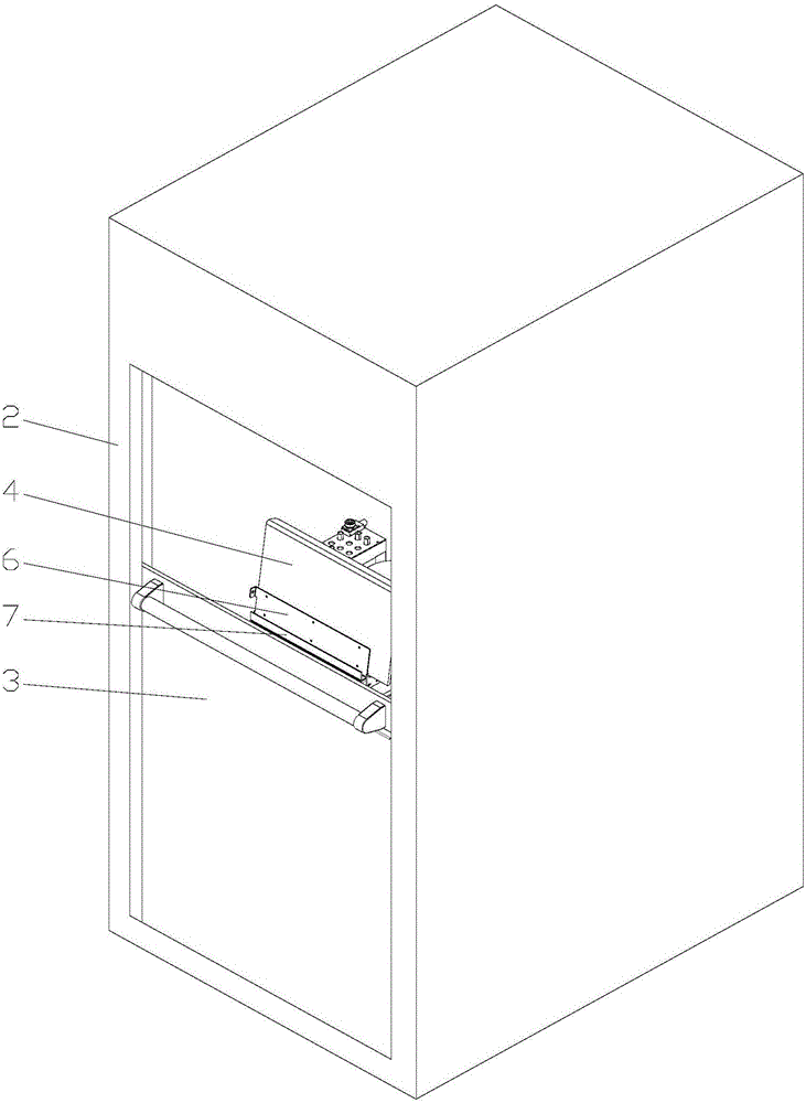 Oil baffle of dental milling machine