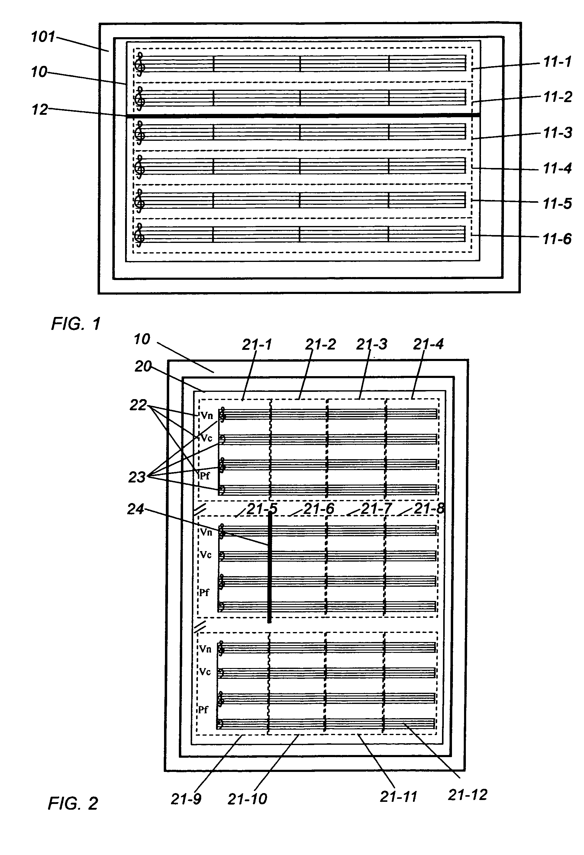 Method for displaying music score by using computer