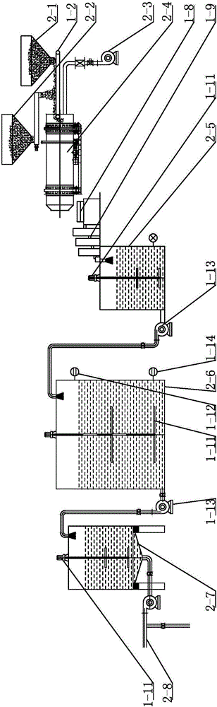 Ceramic raw material independent-grinding centralized preparation technique and device