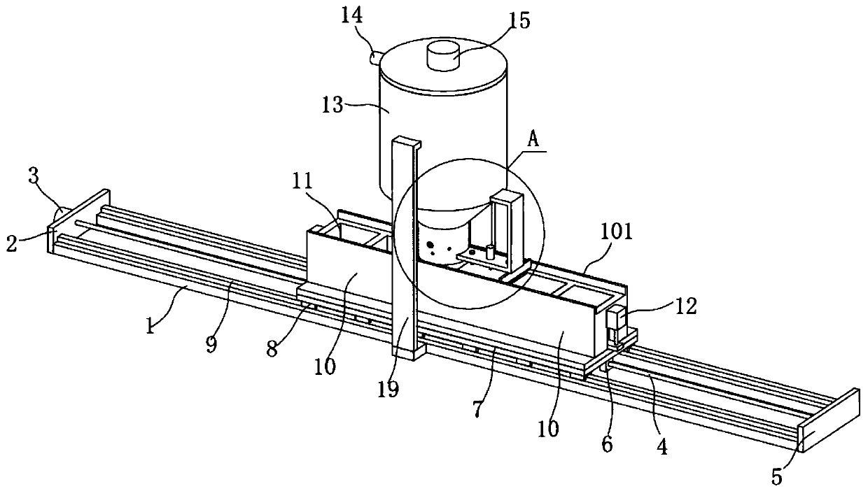 Iron furnace slag and coal cinder ash autoclaved brick production device