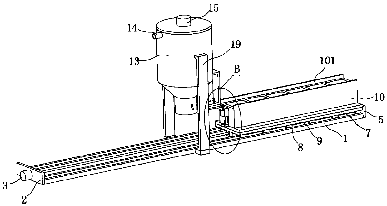 Iron furnace slag and coal cinder ash autoclaved brick production device