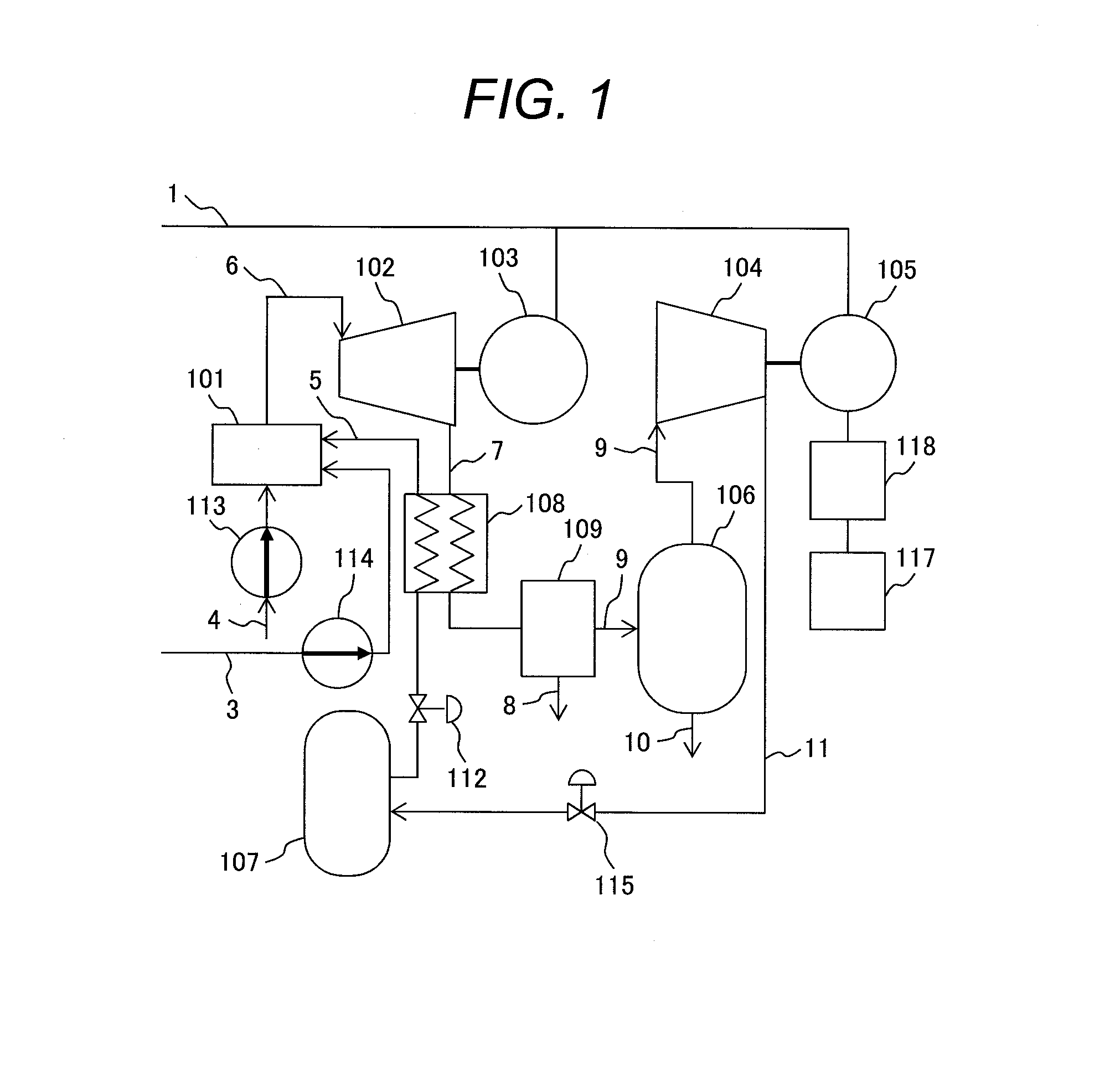 Thermal Power Generation System and Method for Generating Thermal Electric Power