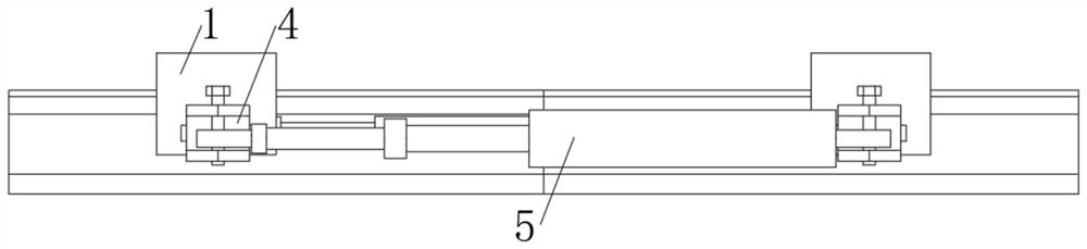 Hydraulic steel rail stretcher for railway