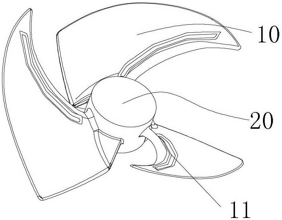 Axial-flow fan blade and air conditioner including the axial-flow fan blade