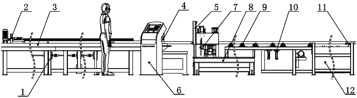 G-series high-speed train whole group cantilever machining production line