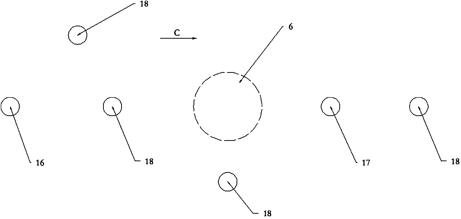 Groundwater ammonia-nitrogen in-situ enhanced nitrification and denitrification integrated system and method