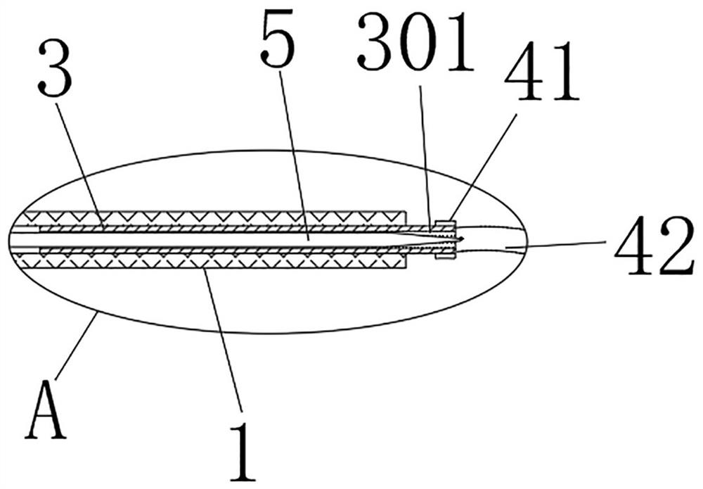 Novel bovine embryo transplantation gun capable of bending and stretching forwards along with uterine horn