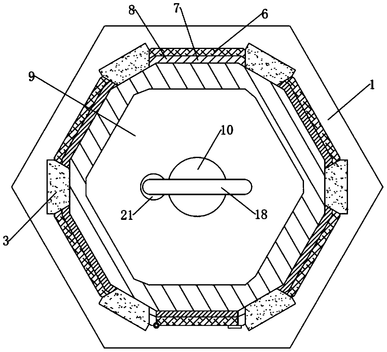 Basketball sargent jump training device with high protection performance