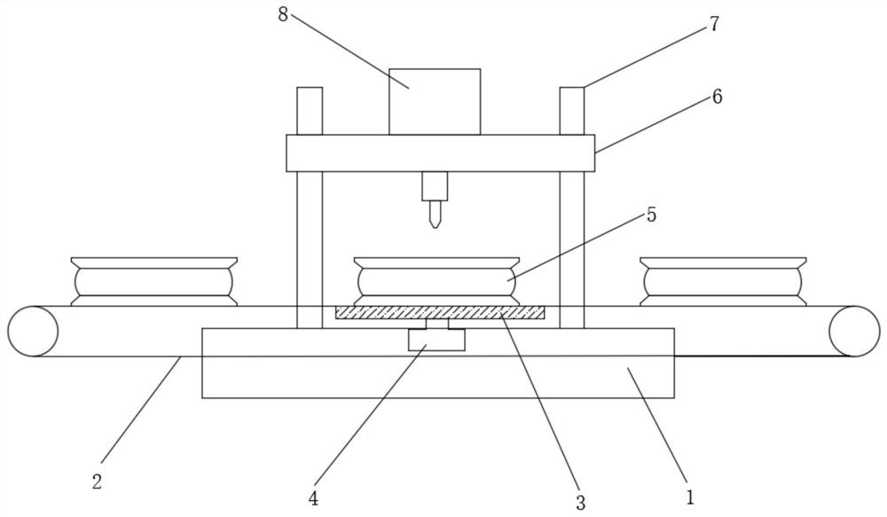 Drilling equipment for automobile hub