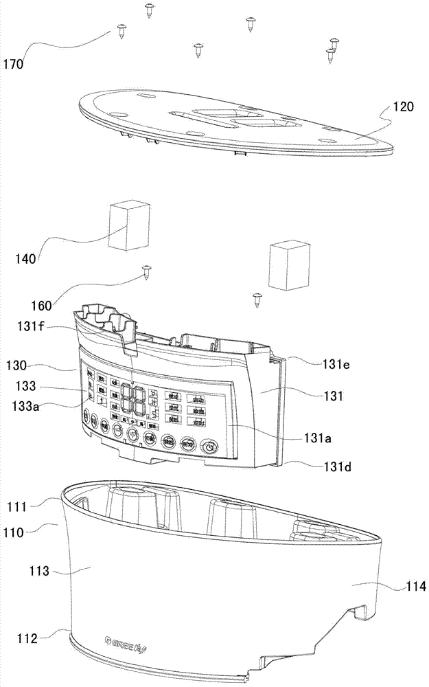 Display device and air conditioner with same