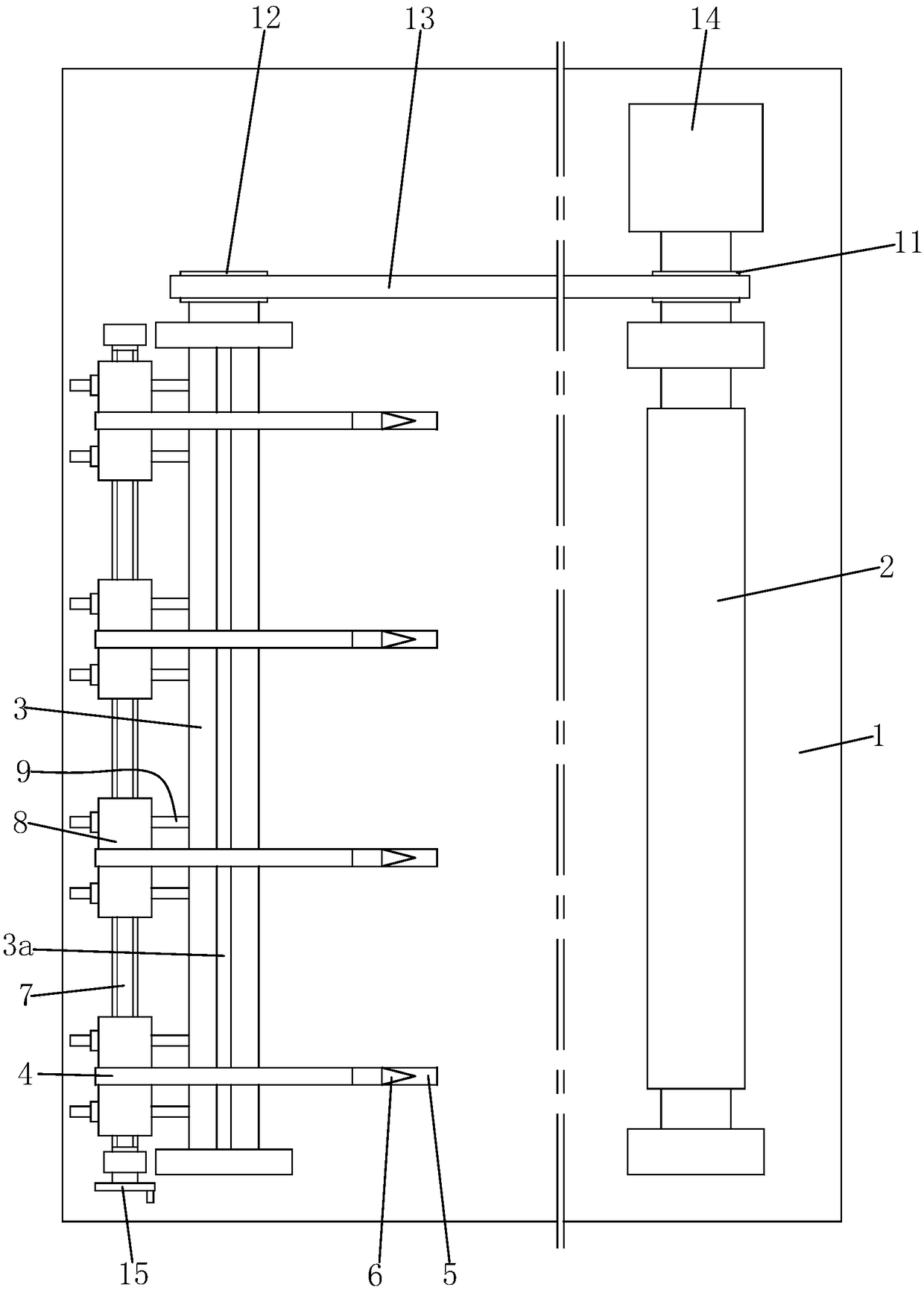 Laminated strip safety cutting device for processing polytetrafluoroethylene cable wrapping tape