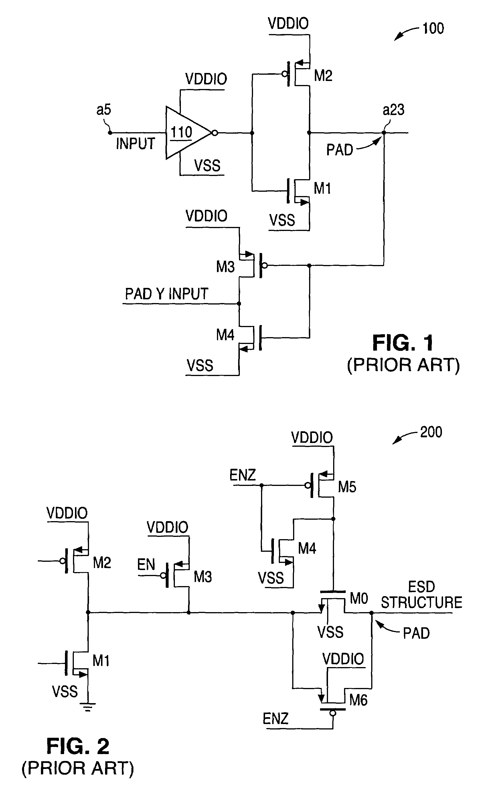 System and method for providing a low voltage thin gate input/output structure with thick gate overvoltage/backdrive protection