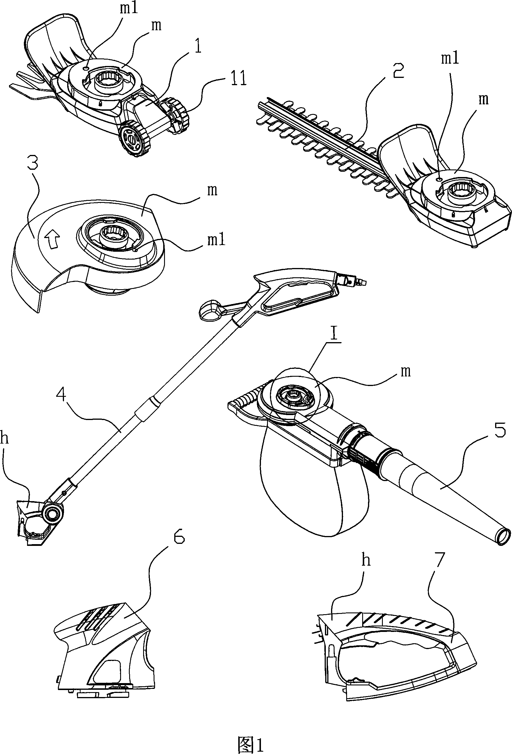 Multifunctional tool used for arranging garden