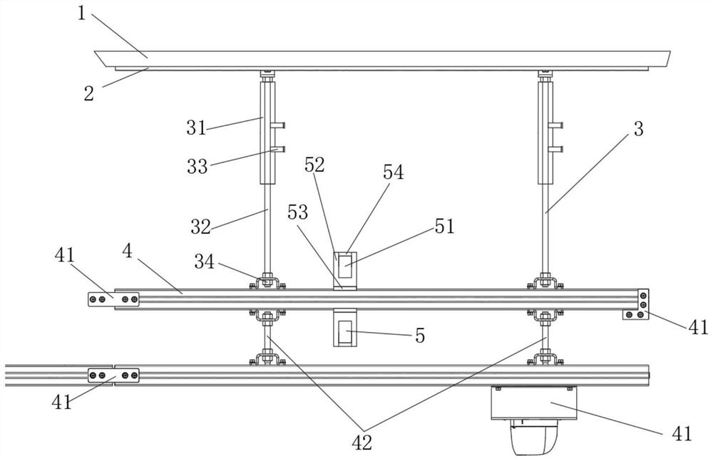 Pipeline support assembly convenient to mount and dismount and using method