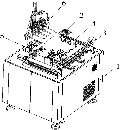 Electronic product LOGO detecting machine