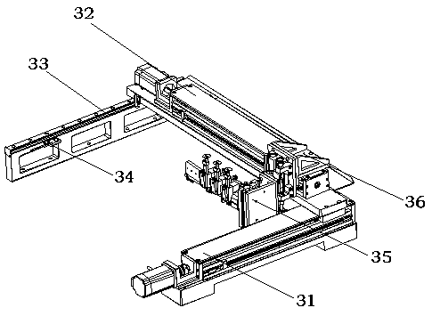 Electronic product LOGO detecting machine