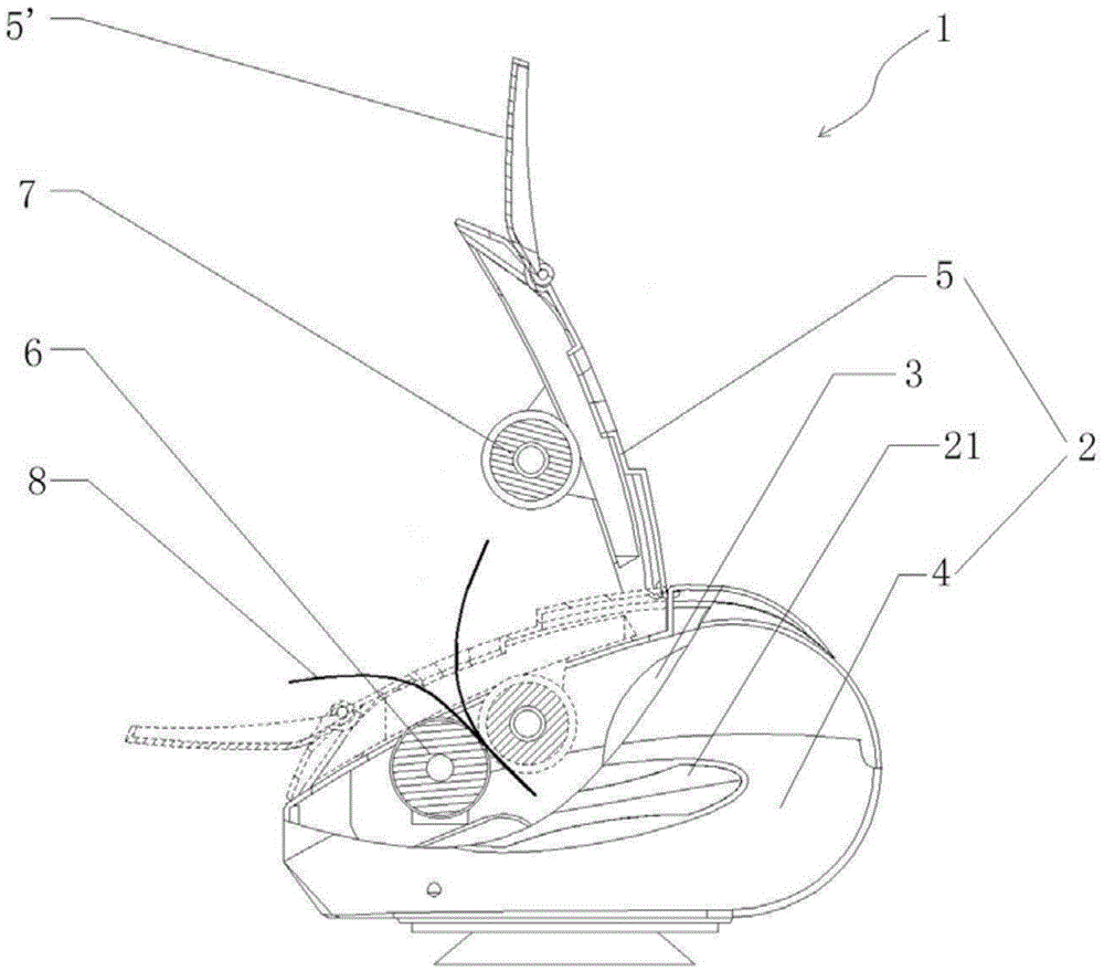 Car protective clothing retractable device