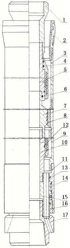 A horizontal well reverse circulation jet screw drill