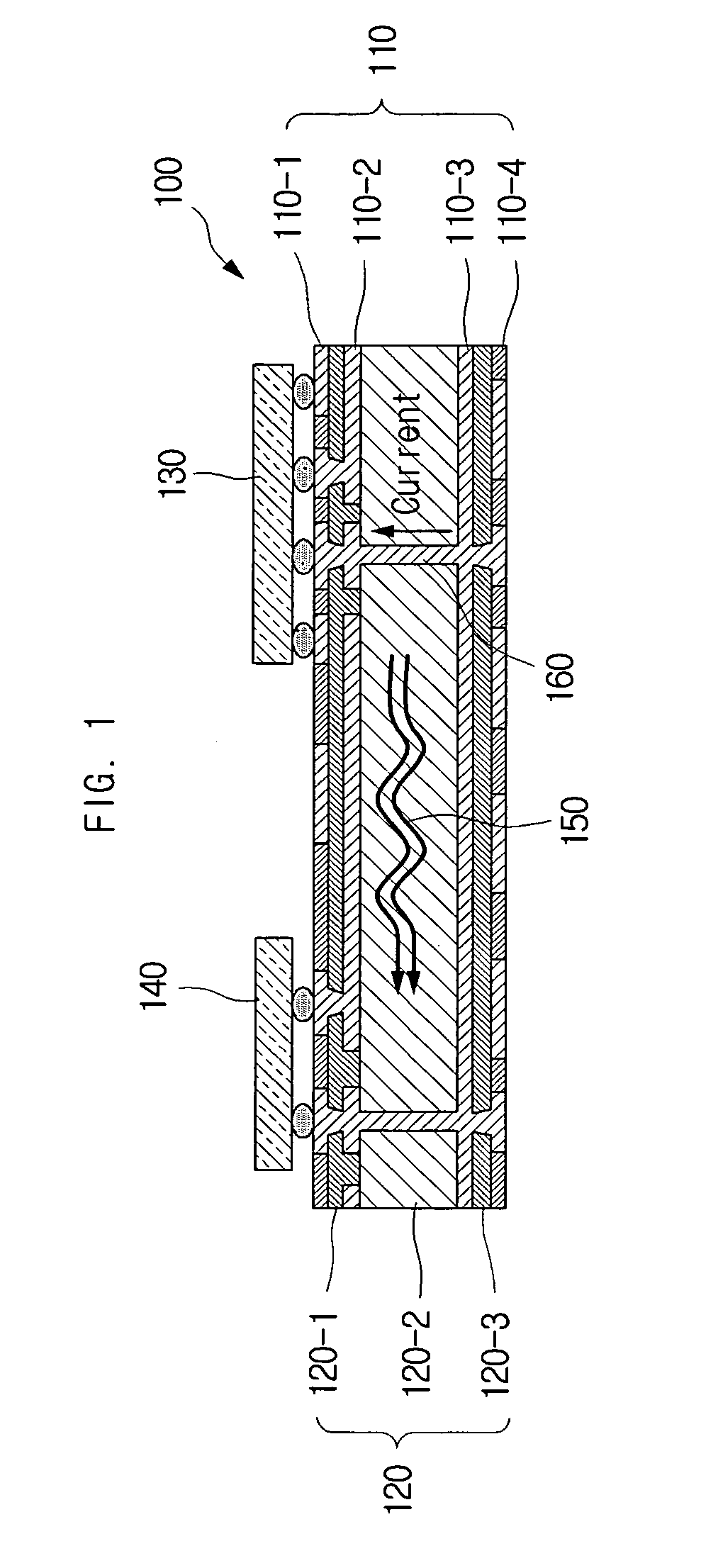 Electromagnetic bandgap structure and printed circuit board