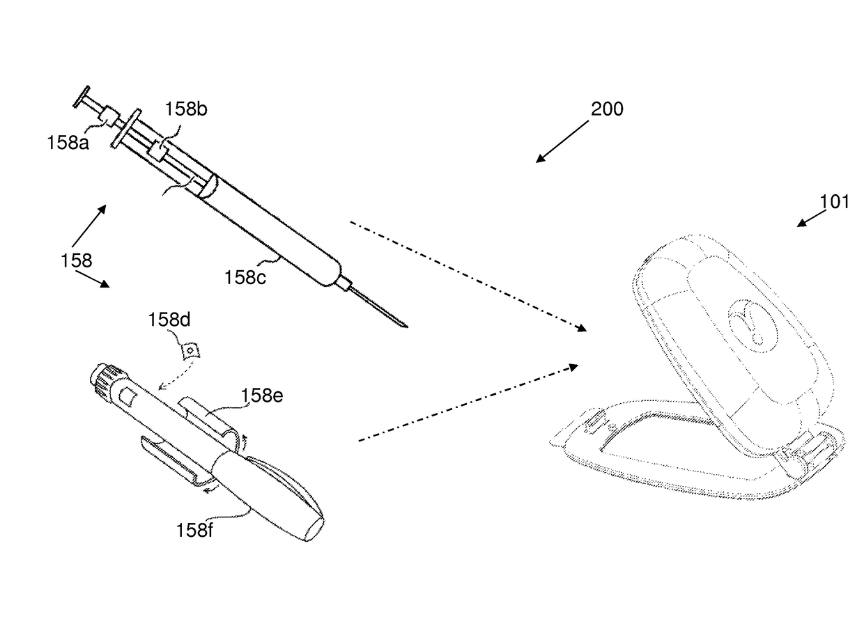 Device, system and method for facilitating syringe based drug delivery and management thereof