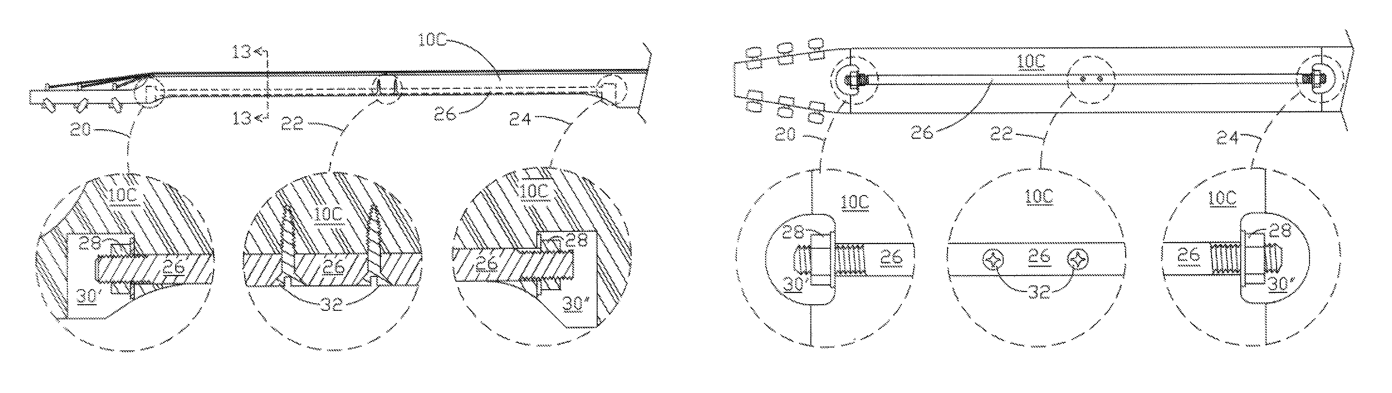 Dual-tensioned neck truss system for stringed musical instruments