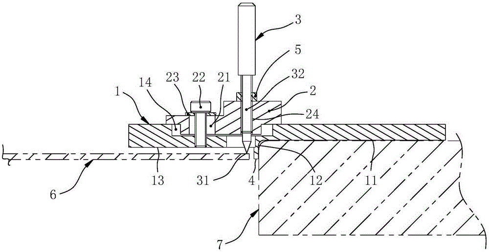 Stair surface scribing tool