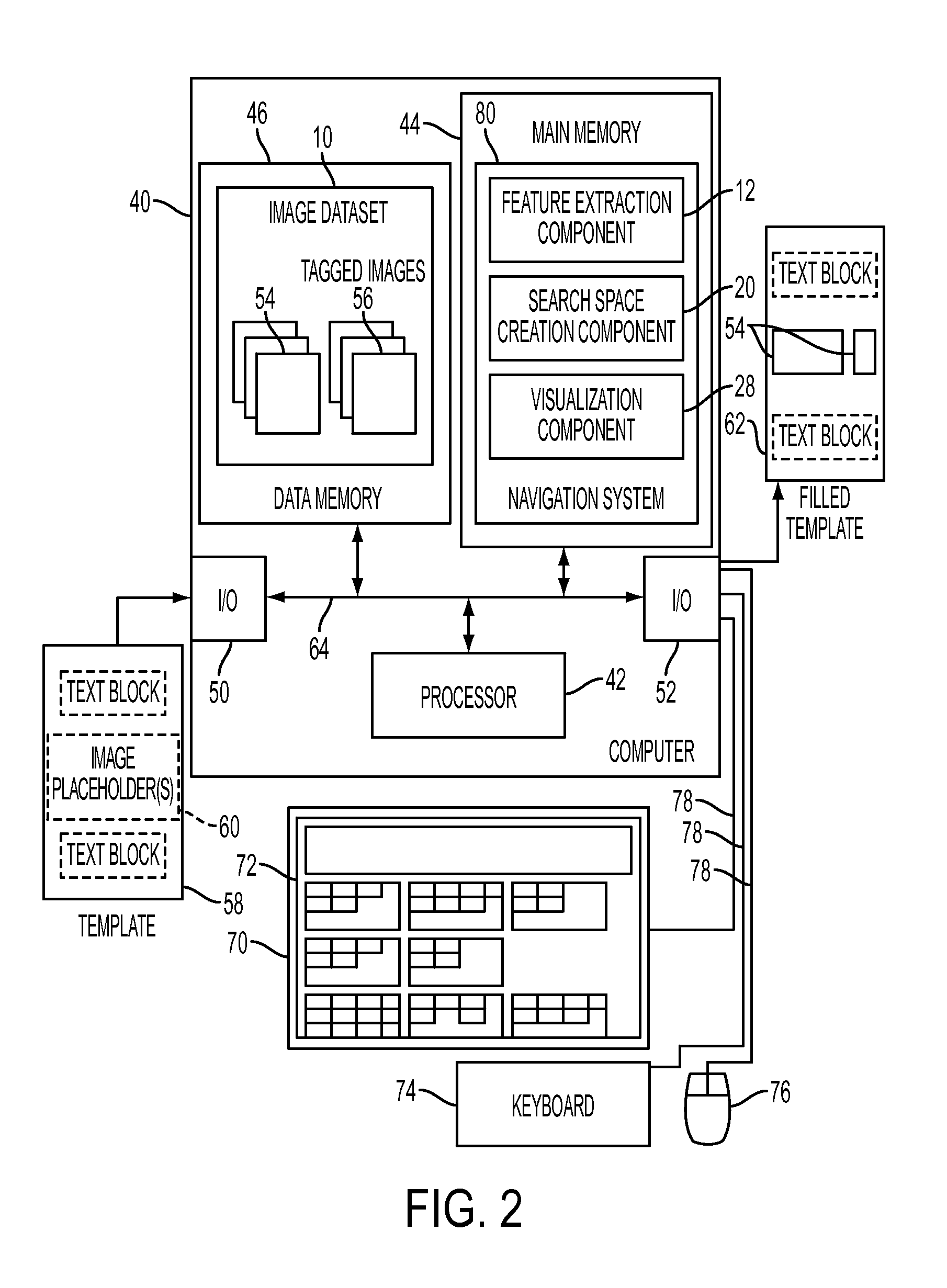 System for creative image navigation and exploration