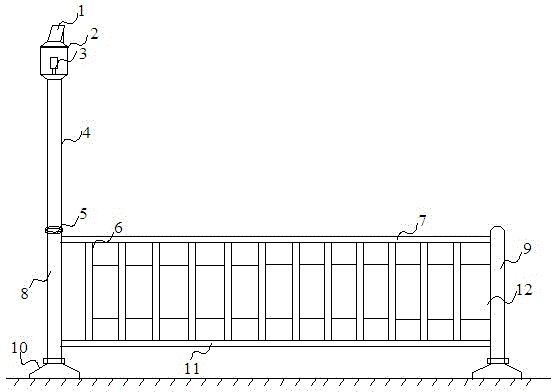 Multifunctional road guardrail