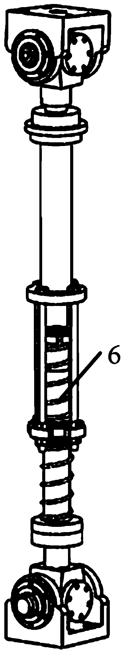 Two-degree-of-freedom parallel-connection rotating platform with eccentric torque unloading device