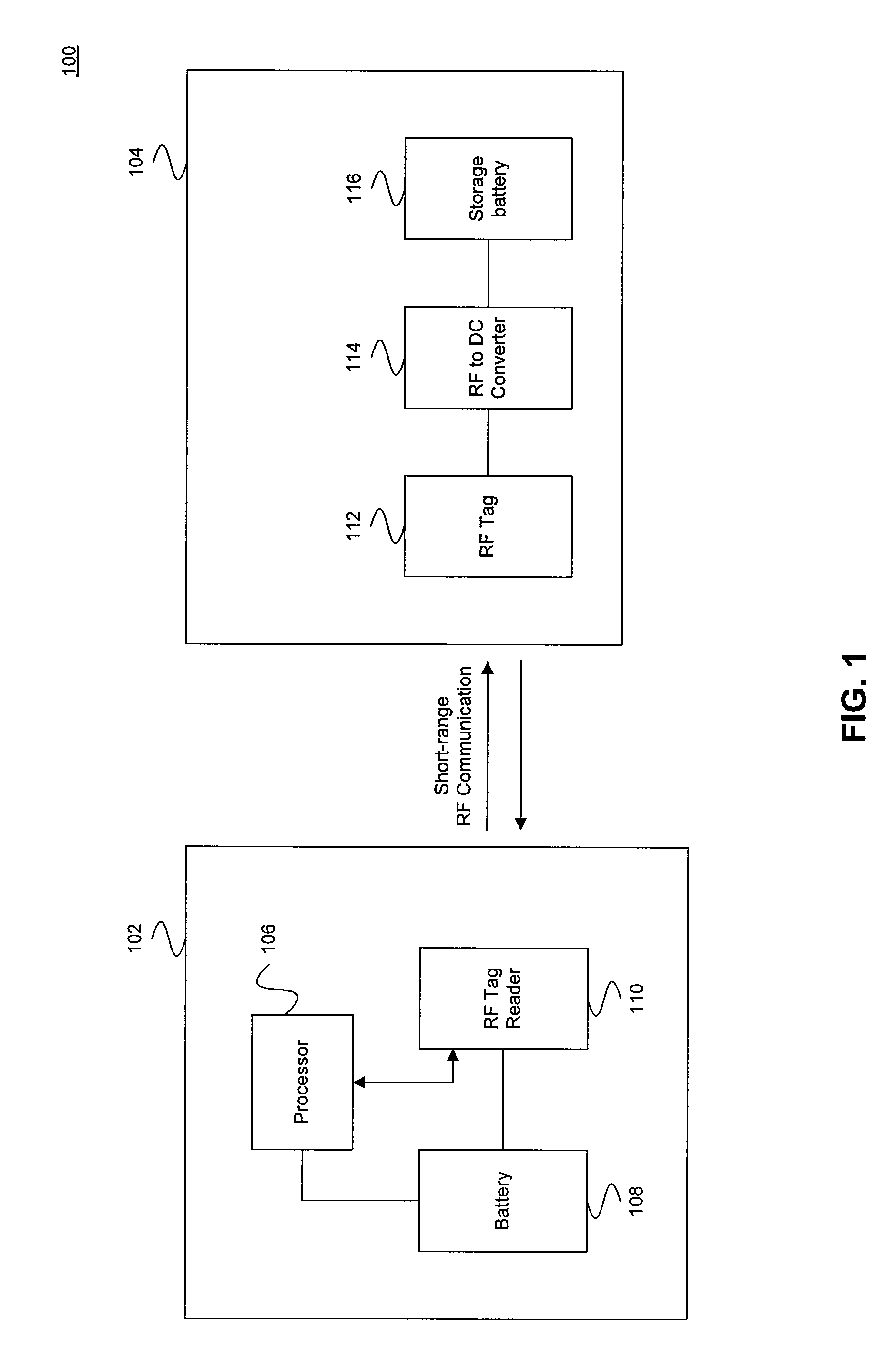 Headset Charge via Short-Range RF Communication