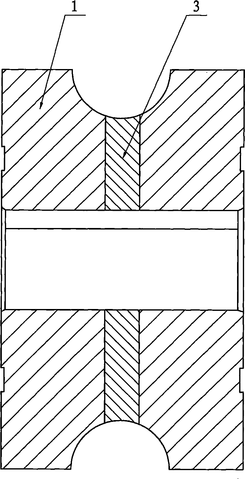 Molding roller of thin-wall titanium welding pipe