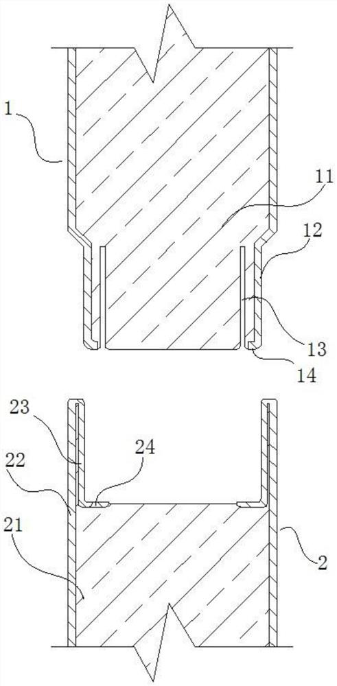 Installation and construction method of double-glass magnesium rock wool color steel plate