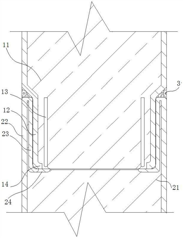 Installation and construction method of double-glass magnesium rock wool color steel plate