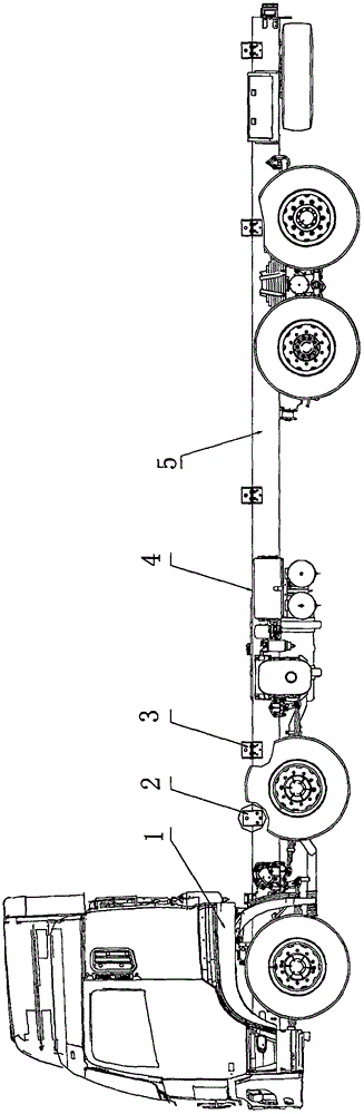 Damping chassis of bulk fodder transport cart